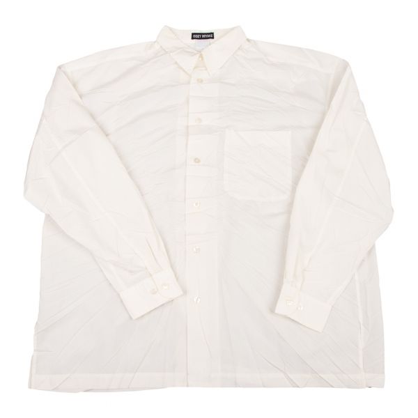 ISSEY MIYAKE WHITE LABEL プリーツ 長袖シャツ 長袖シャツ イッセイミヤケメンISSEY MIYAKE MEN シワプリーツ長袖