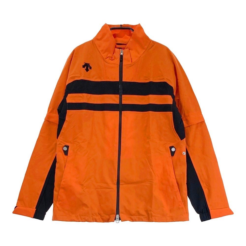 DESCENTE レインウェア オレンジ 2way サイズ：L DESCENTE GOLF デサントゴルフ 2WAY レインジャケット