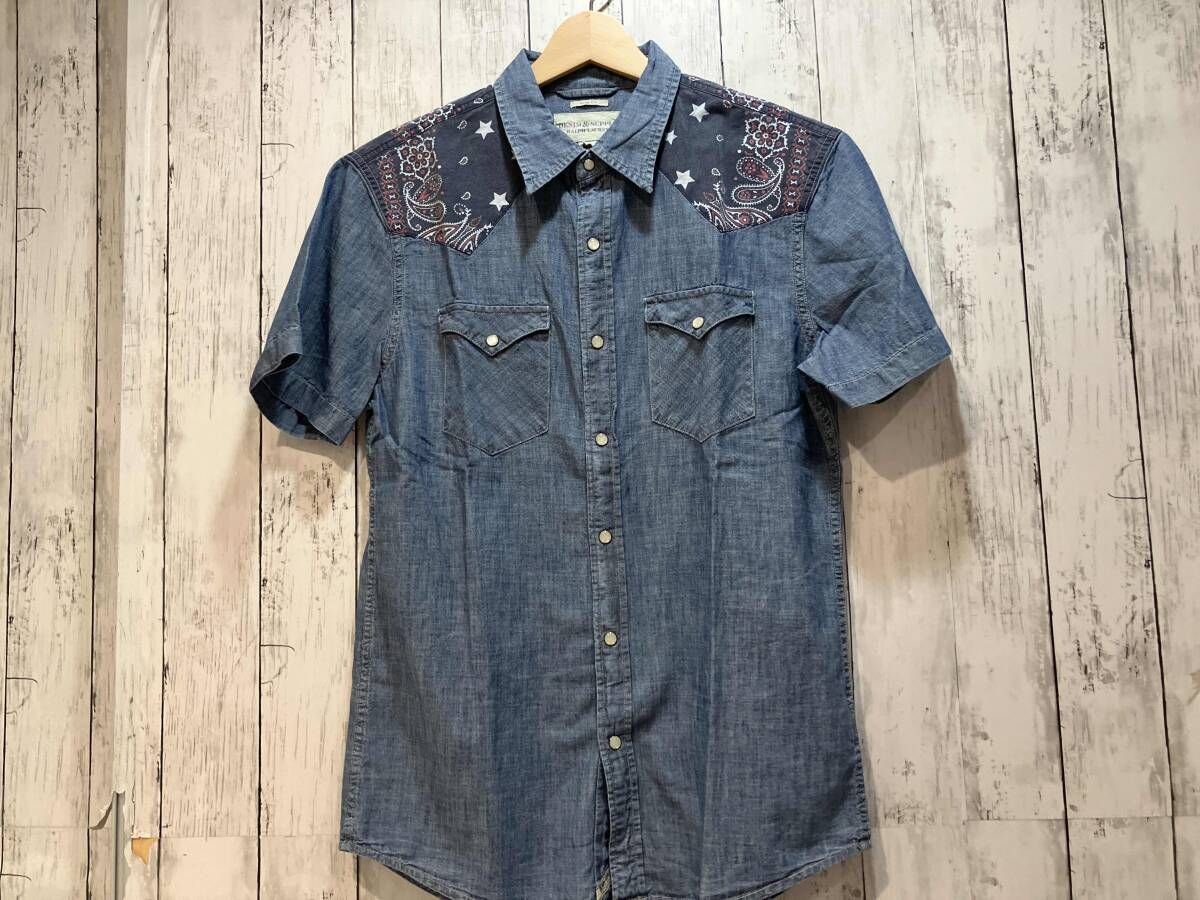 DENIMu0026SUPPLY RALPH LAUREN ラルフローレン 半袖シャツ サイズM 