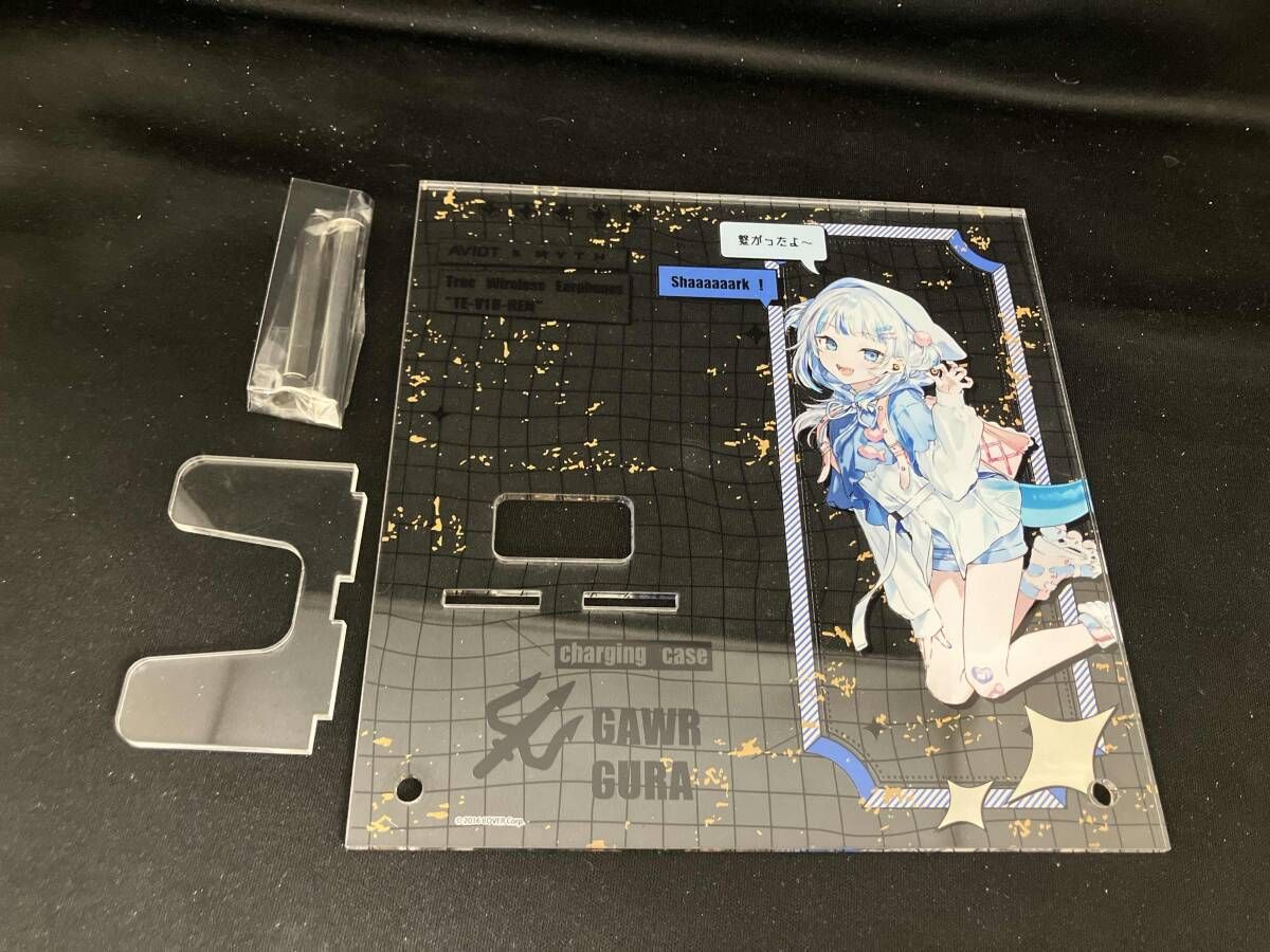 Acrylic stand for Hololive Gauru Gura wireless earphone charging case