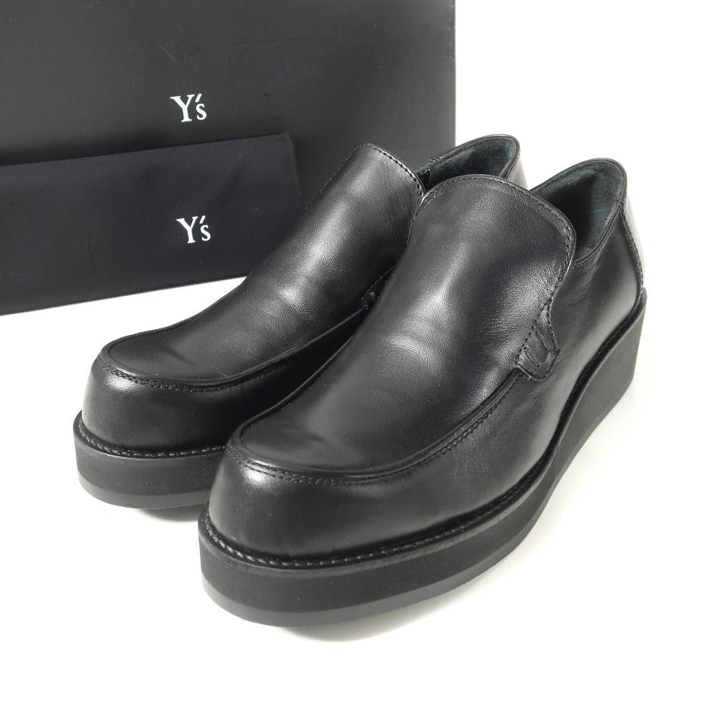 Y's Yohji Yamamoto ワイズ ヨウジヤマモト SOOMTH LEATHER PLATFORM