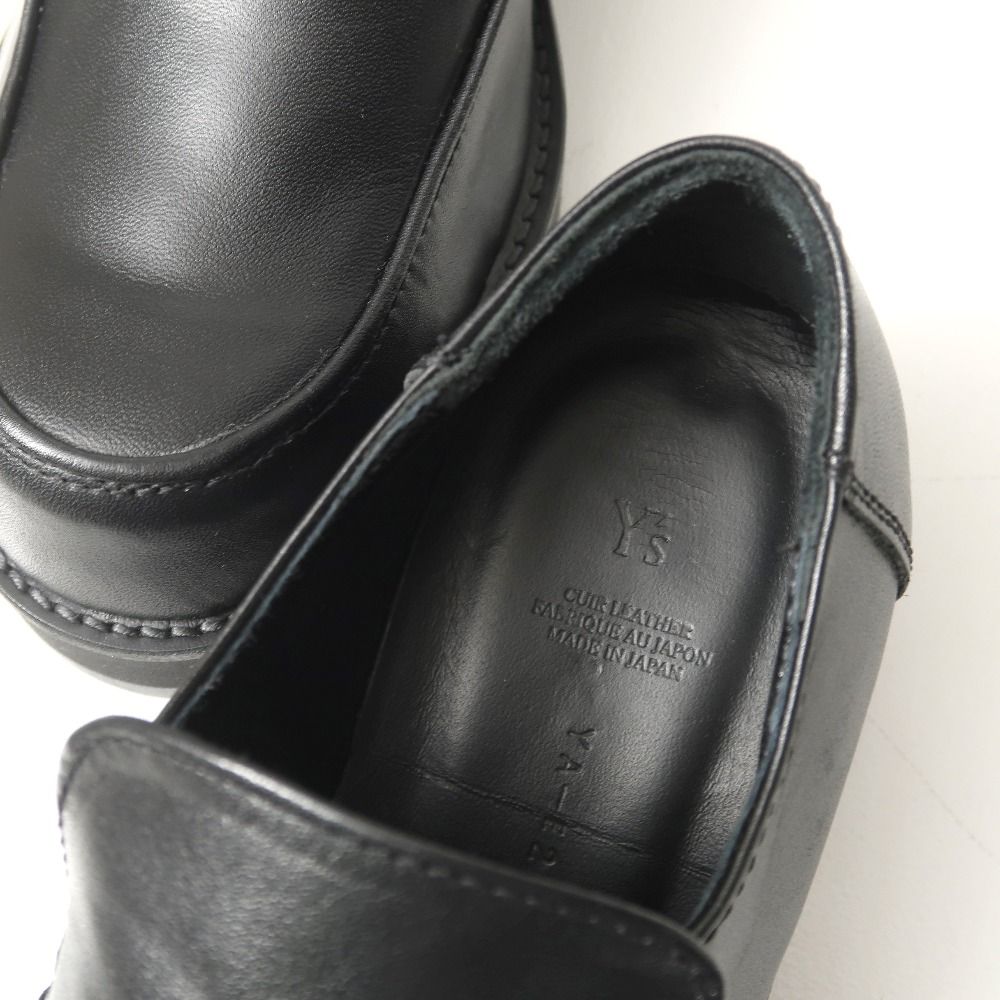 Y's Yohji Yamamoto ワイズ ヨウジヤマモト SOOMTH LEATHER PLATFORM