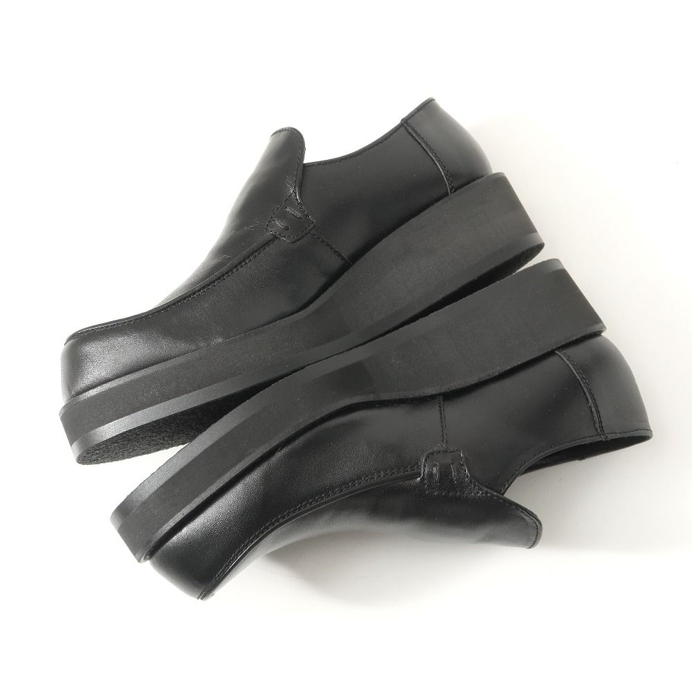 Y's Yohji Yamamoto ワイズ ヨウジヤマモト SOOMTH LEATHER PLATFORM