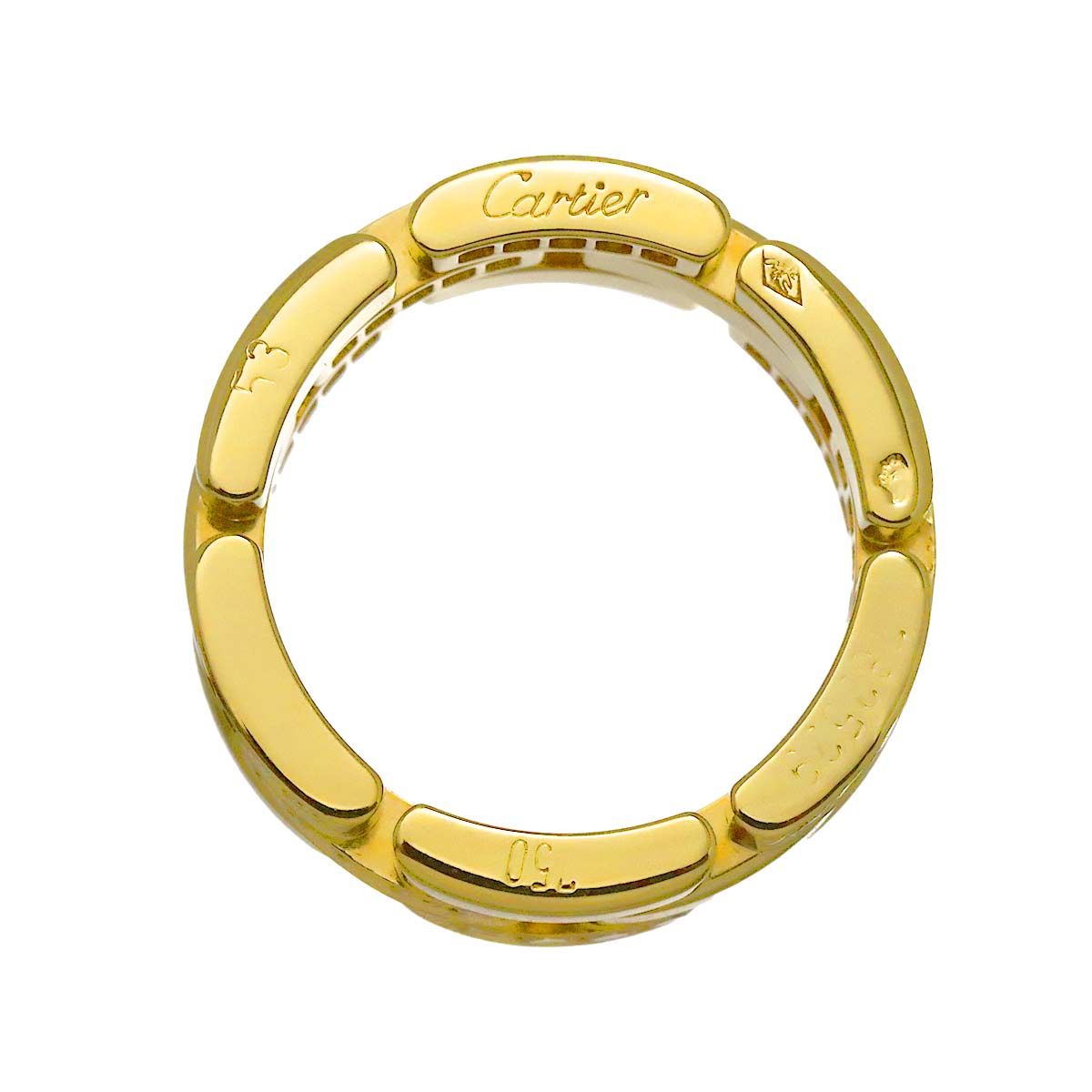 カルティエ Cartier マイヨン パンテール #53 リング ダイヤ K18 YG