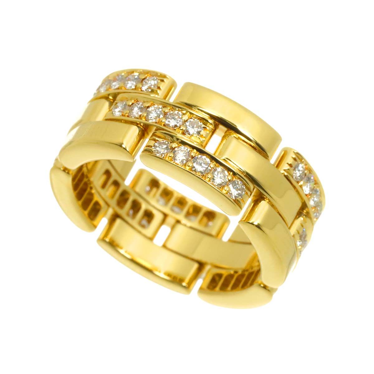 カルティエ Cartier マイヨン パンテール #53 リング ダイヤ K18 YG