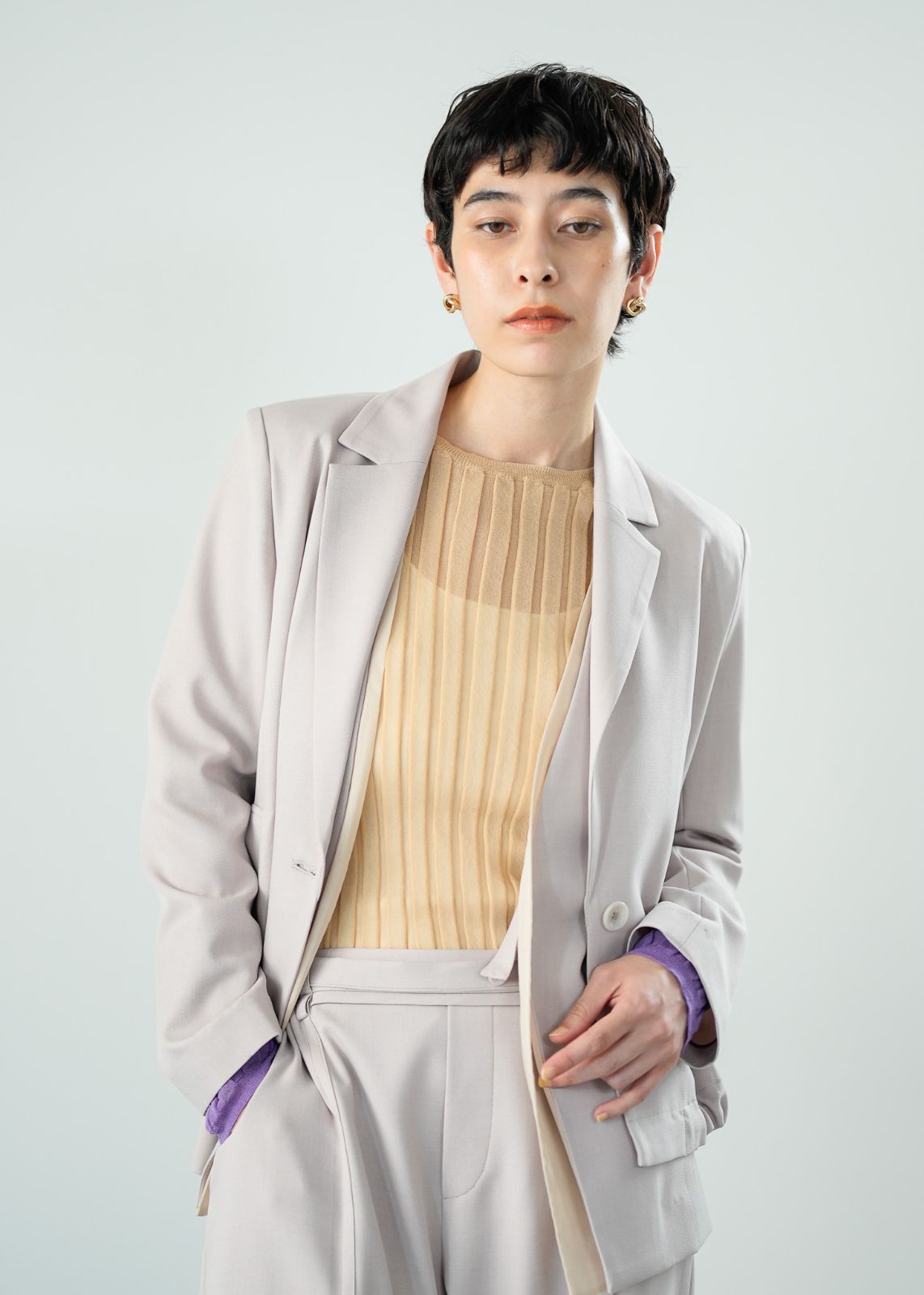 3Wayベスト付きジャケット ラリアムー 38サイズ 2611247 lallia mu