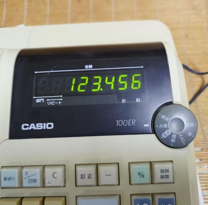 カシオレジスター　100ER　簡単便利特殊　送料込　100123 カシオレジスター 100ER 簡単便利特殊 送料込 100123 - メルカリ