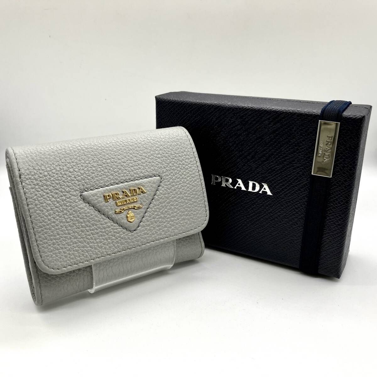 PRADA プラダ ヴィッテロダイノレザー ミニ財布 三つ折り財布 1MH043 