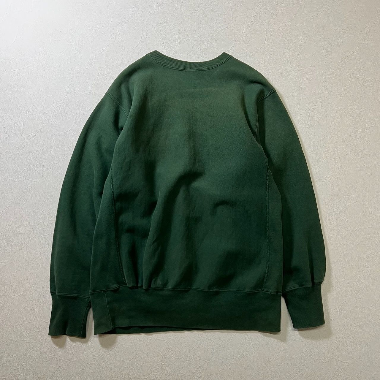 90s USA champion REVERSE WEAVE フェード カレッジロゴ スウェット 
