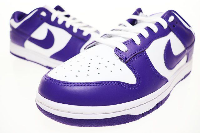  ナイキ NIKE DUNK LOW RETRO COURT PURPLE 28cm DD1391-104 ダンク ロー レトロ コート パープル 【ブランド古着ベクトル】【中古】▲■260202 スニーカー