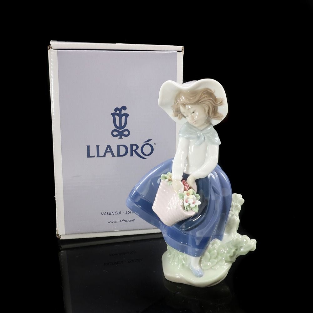 【Lladro】リヤドロ きれいな花ばかり 5222 ポーセリン _ 置物 オブジェ
