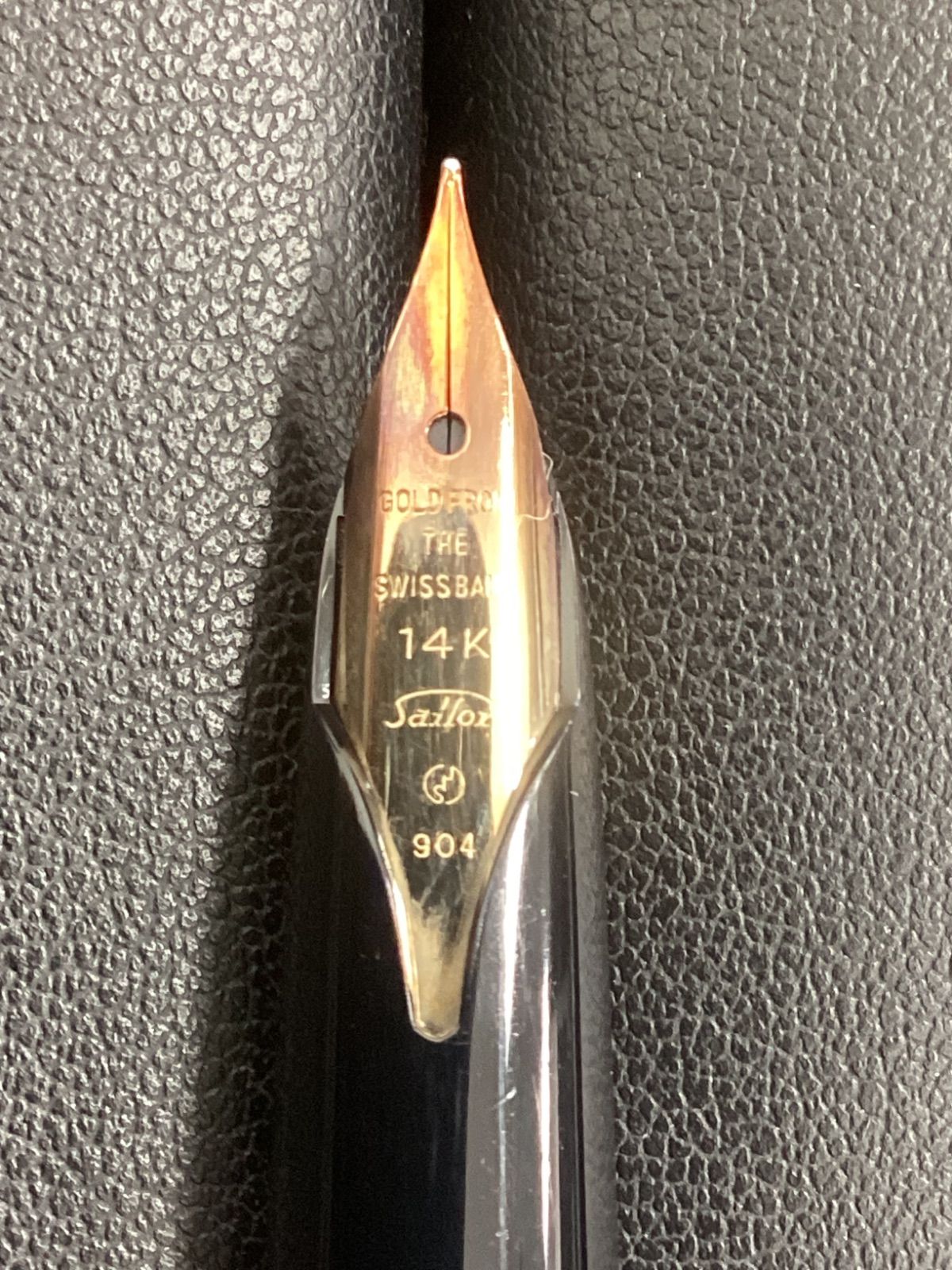 SAILOR/セーラー 万年筆 GOLD FROM SWISS BANK ペン先14K 904 おまけ