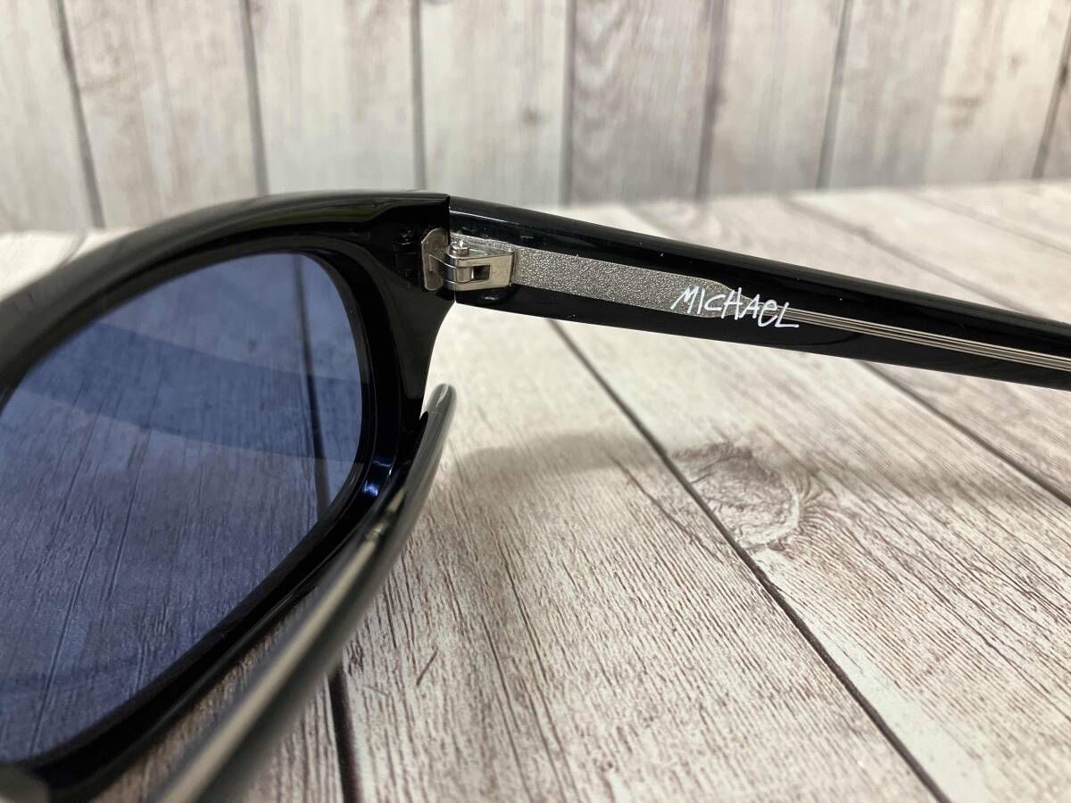 STUSSY ステューシー サングラス MICHAEL ブラックフレーム ブルー