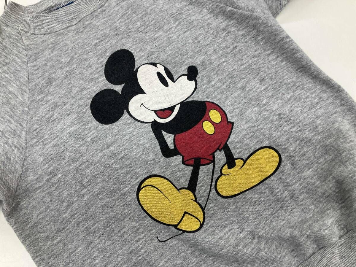 DISNEY Mickey Mouse ディズニー ミッキーマウス／スウェット グレー 