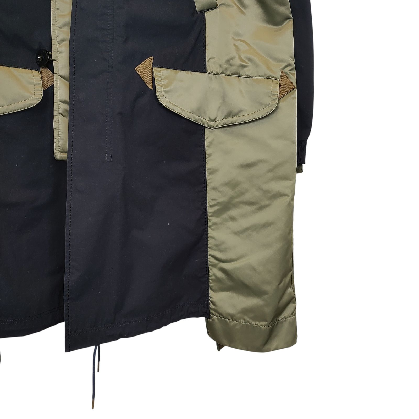 sacai サカイ 23SS ミリタリー ドッキング コート SCM-052 2 ネイビー