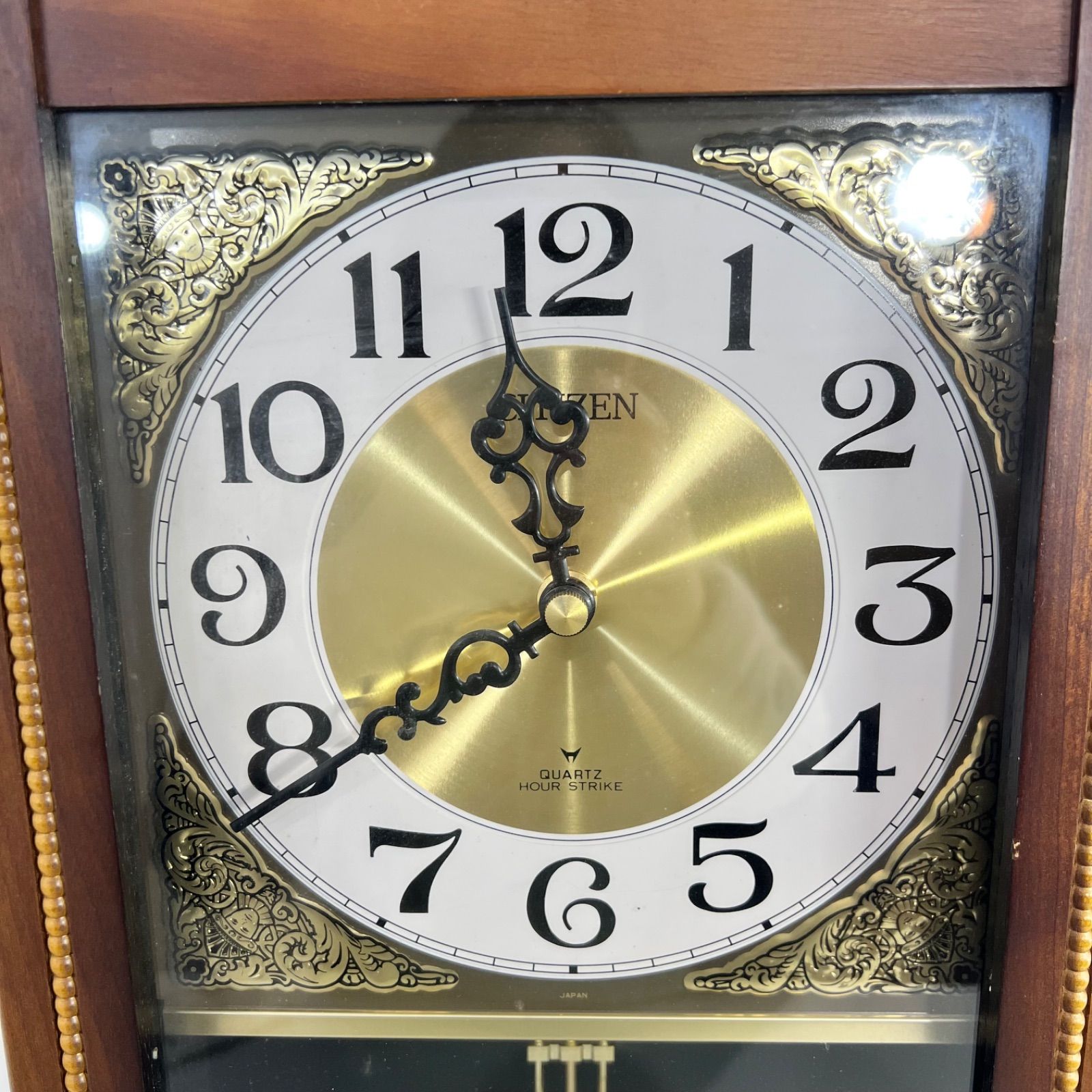 稼働品】CITIZEN クラシック ボンボン時計 柱時計 掛時計 振子時計