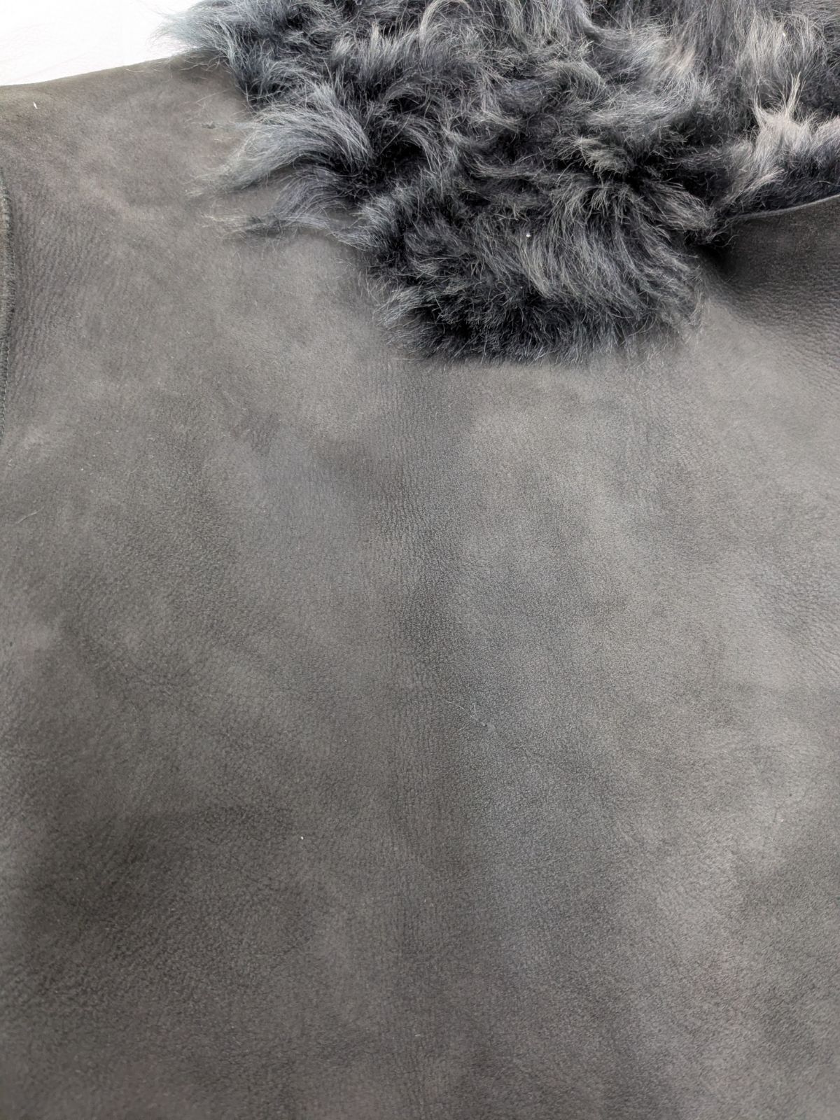 ANN DEMEULEMEESTER アンドゥムルメステール アシンメトリー ムートン