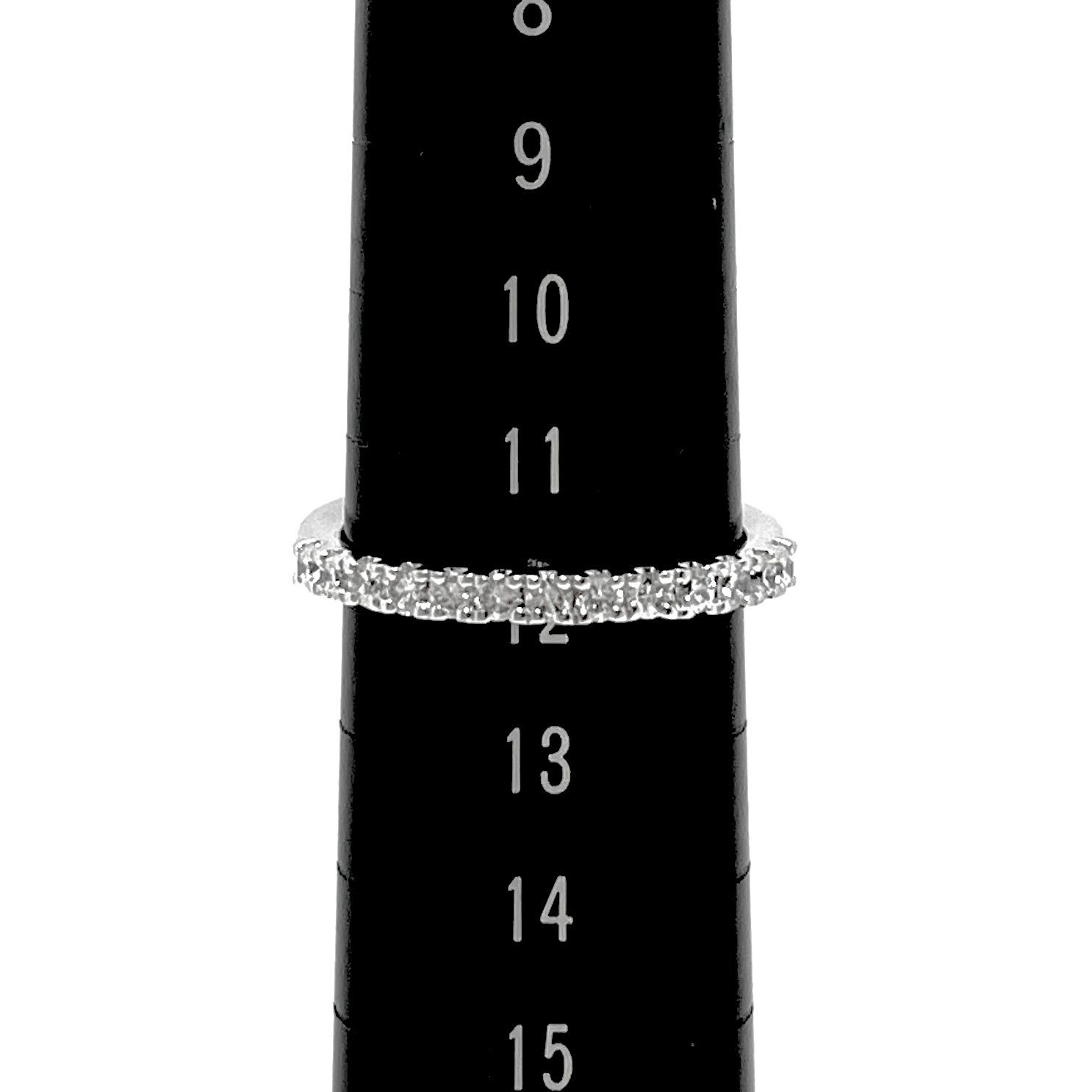 TRECENTI / トレセンテ ハーフエタニティ ダイヤリング K18WG 0.36ct 