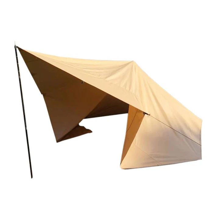 3055 8tail GOD TARP ゴッドタープ 4m x 4m サンドベージュ 高級感