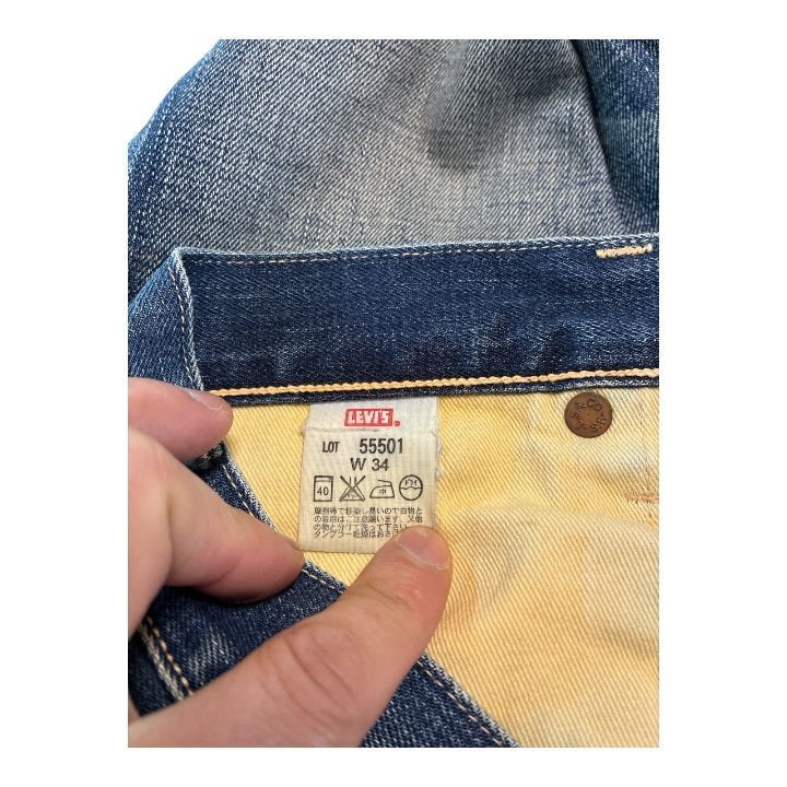 09年製 Levi's Vintage Clothing LVC 55501 日本製 デニム W34