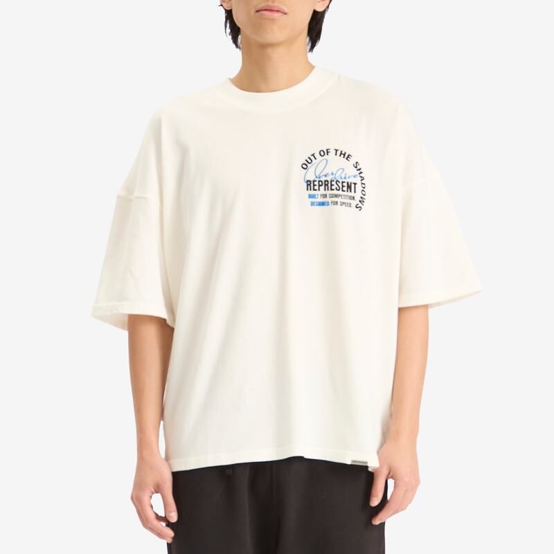 リプレゼント メンズ トップス Tシャツ Represent Out Of The Shadows TShirt Flat White ホワイト