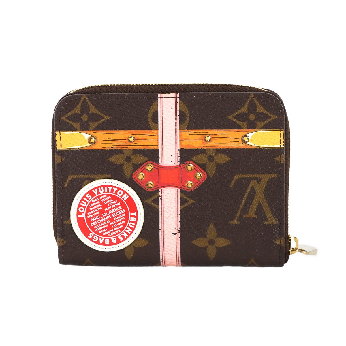 LOUIS VUITTON モノグラム サマートランクパース ルイ ヴィトン モノグラム ジッピー コインパース サマートランク