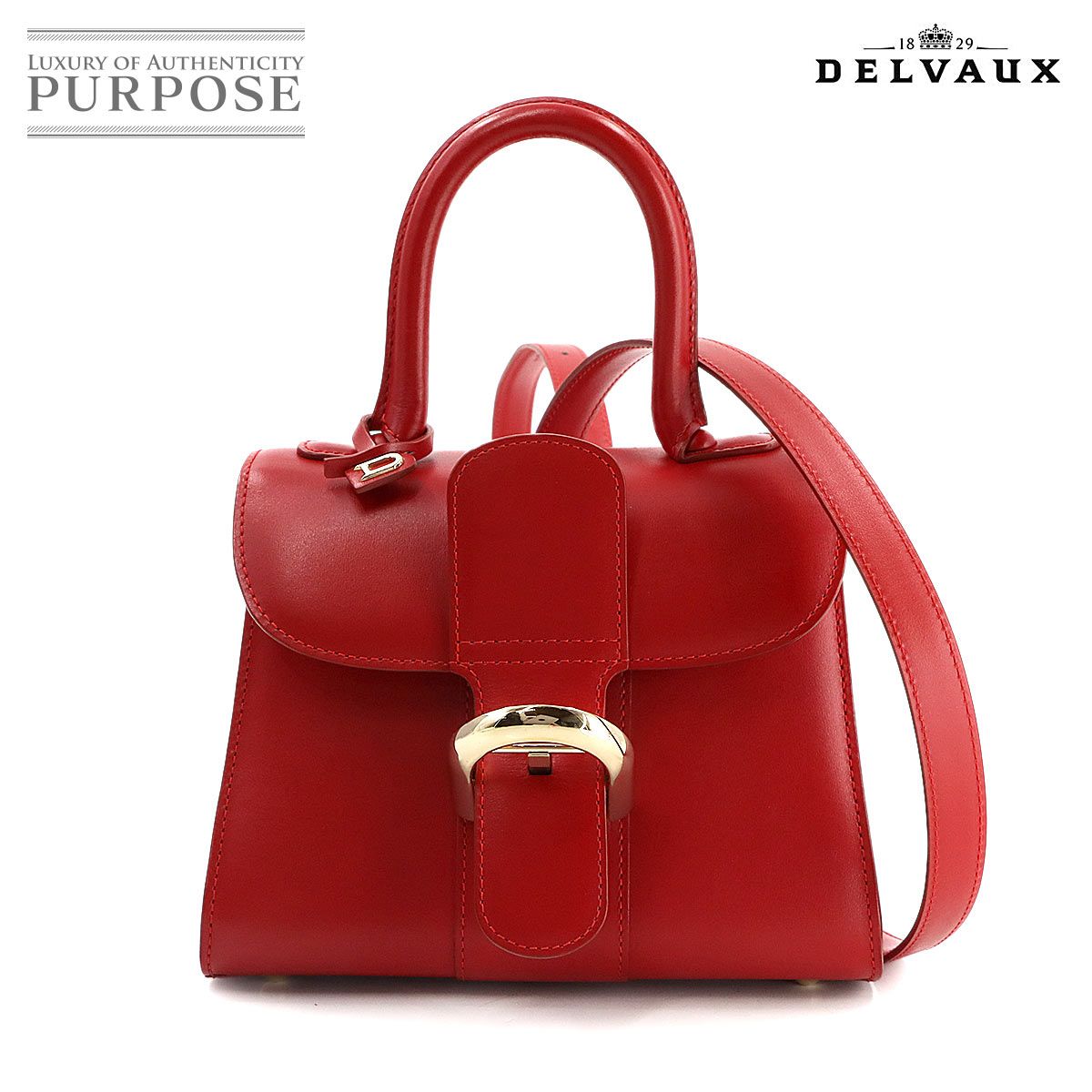DELVAUX ブリヨンMini ハンドバック 2WAY レザー 【公式通販】