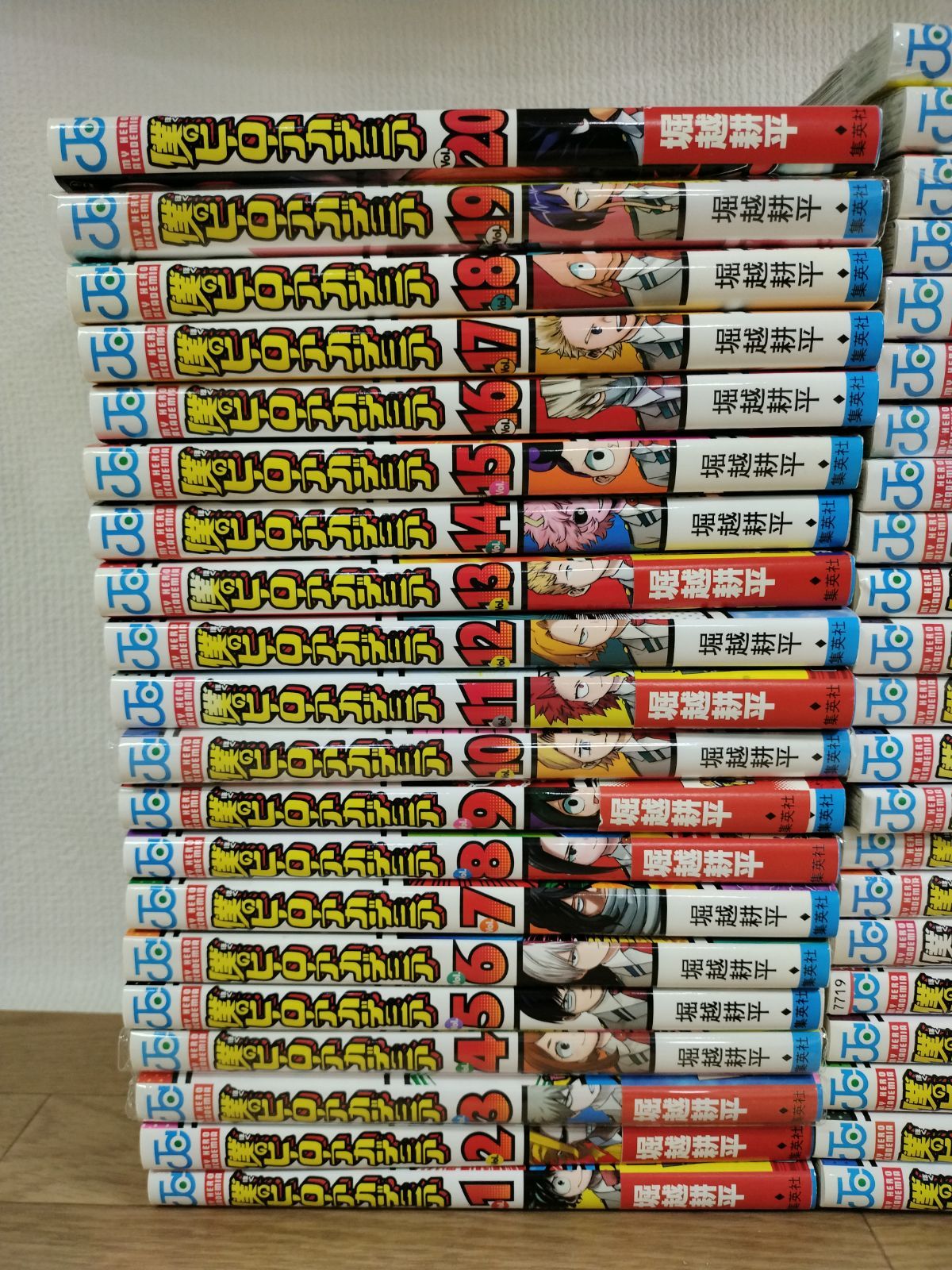 ☆①【未開封13冊】 僕のヒーローアカデミア 1～42巻＋関連本7冊＋DVD2