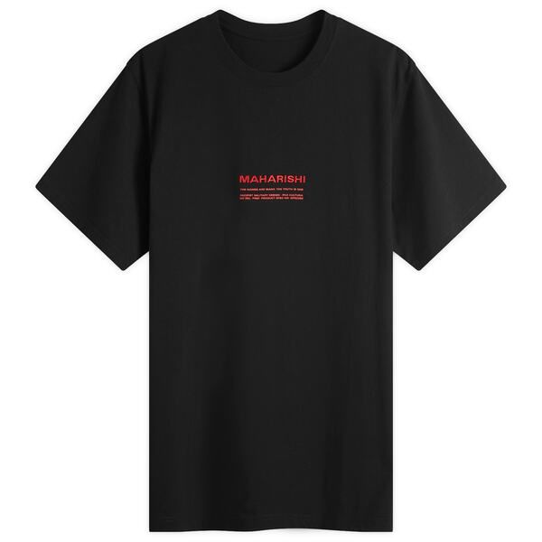 マハリシ メンズ トップス Tシャツ 刺繍 END x Maharishi 23Rd Shield 