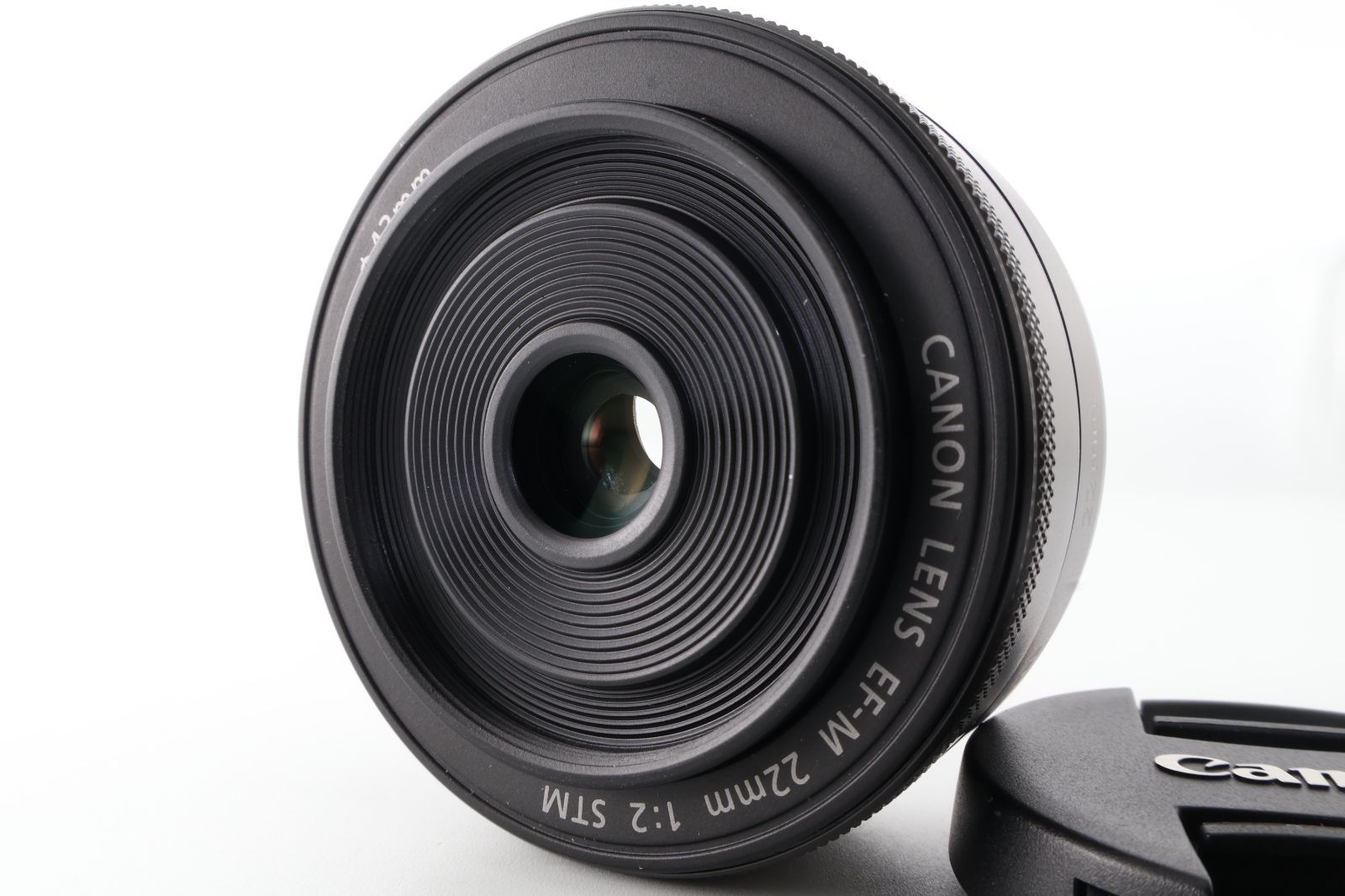ジャンク】外観美品Canon 単焦点広角レンズEF-M 22mm F2 STM ミラー