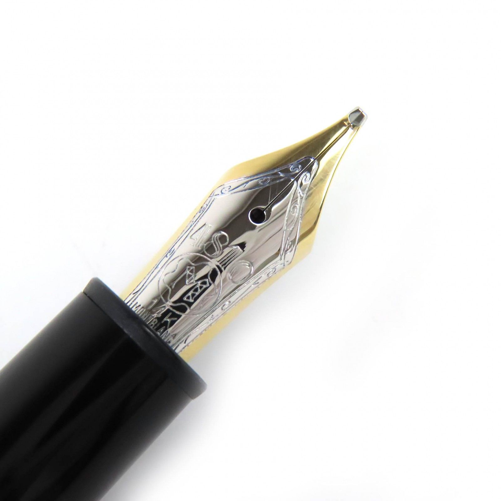 良品△MONTBLANC モンブラン マイスターシュテュック 146 ペン先14K BB