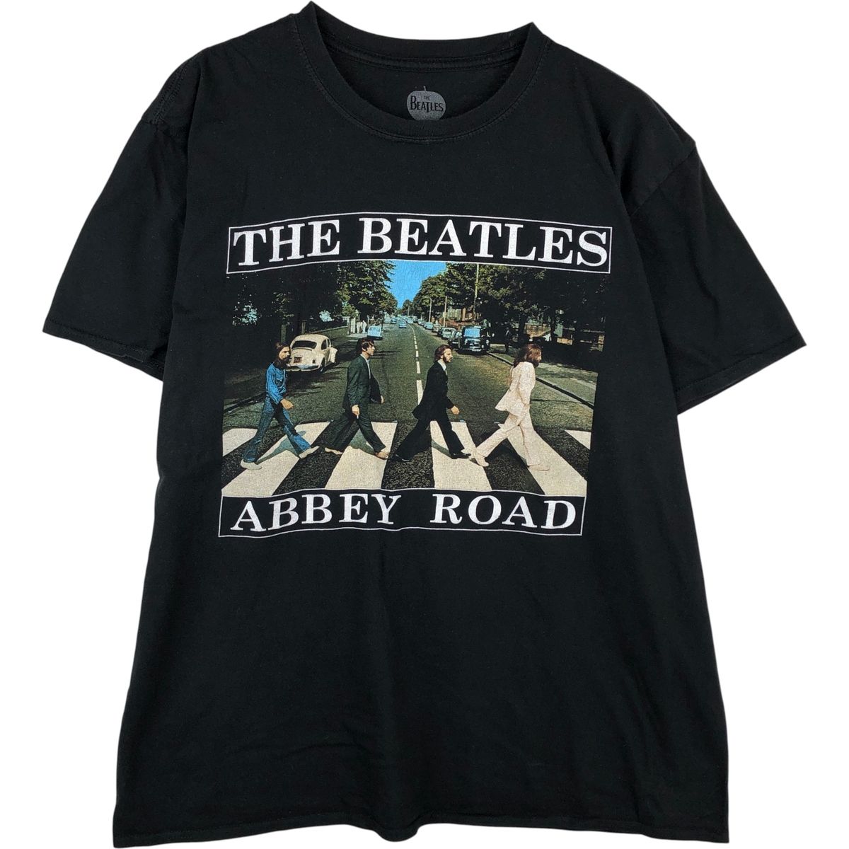 古着 THE BEATLES ビートルズ バンドTシャツ バンT メンズL相当