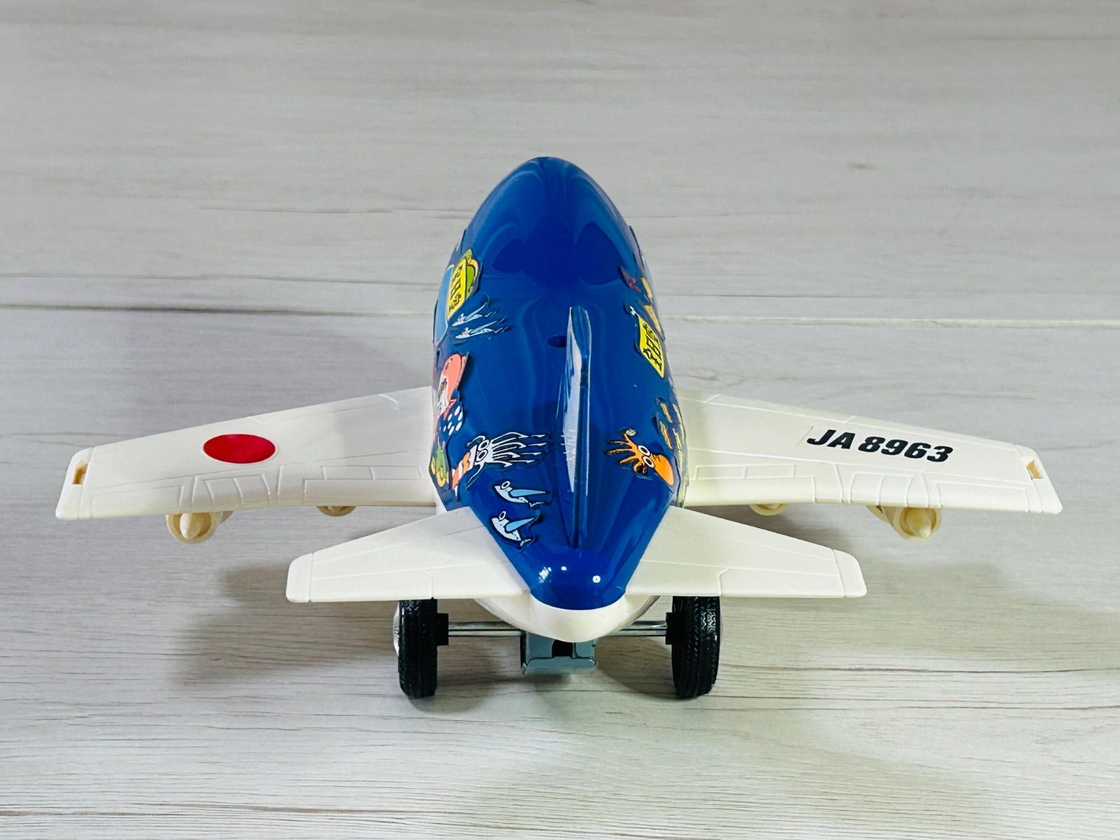 全日空 ANA ボーイング747-400 JA8963 マリンジャンボ 箱付き クジラ柄