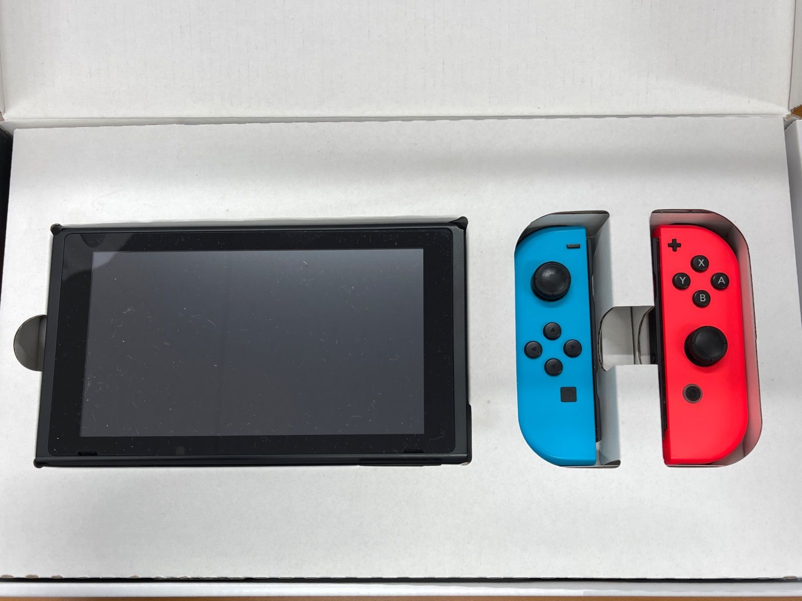 動作確認済 初期化済 Nintendo Switch 本体 Joi-Con ACアダプター付き