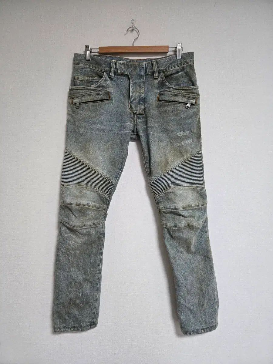 デニムパンツ ⁄ BALMAIN バルマン balmain BALMAIN(バルマン) バイカー 