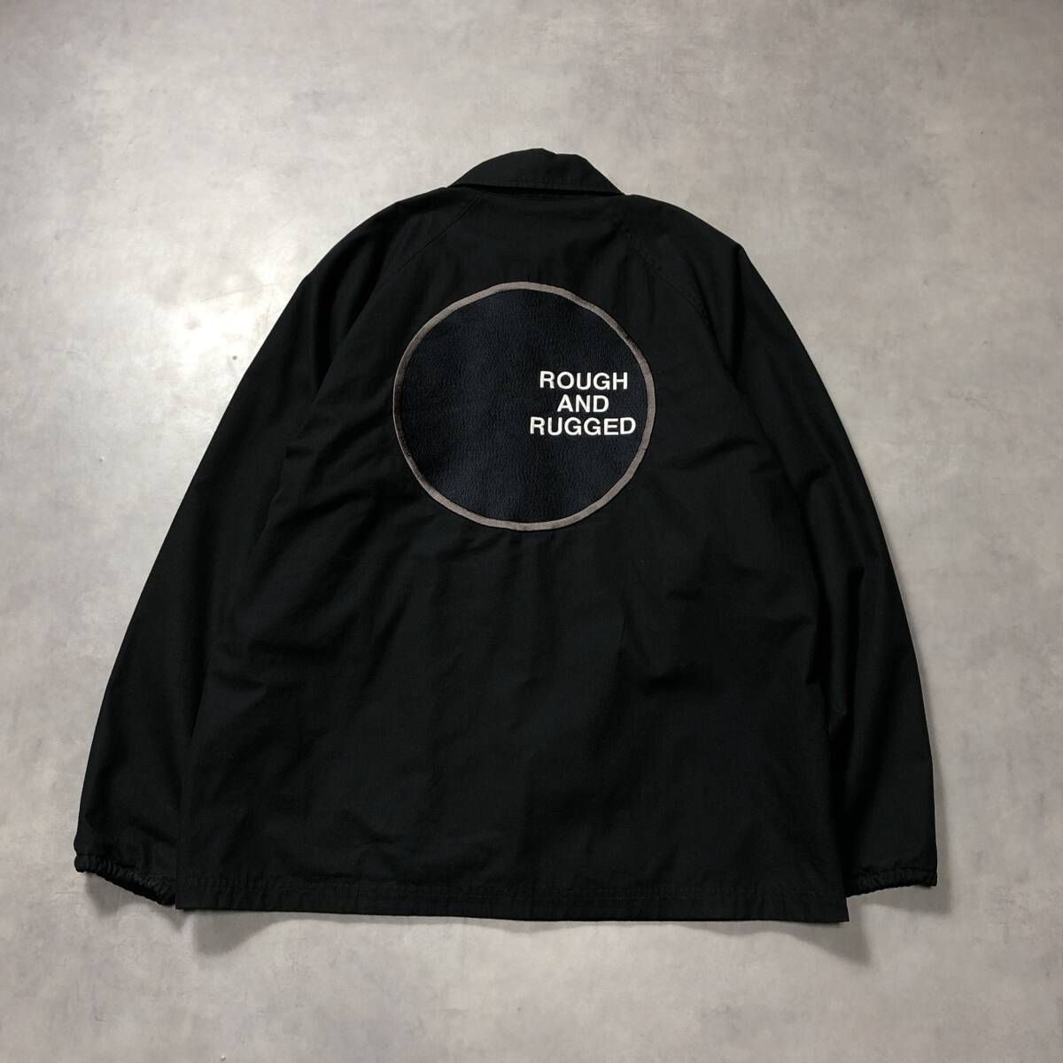 GQ4779◇ROUGH AND RUGGED : ARMY RIP-STOP COACH JACKET◇2◇黒 定価