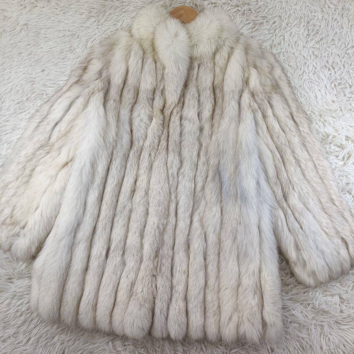 ブルーフォックス ファーコート FUR FLASH リアルファー 貂 本毛皮