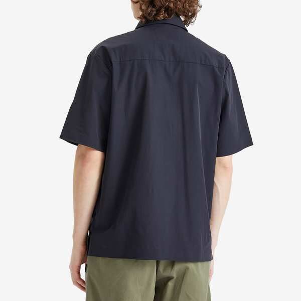 ノースプロジェクト メンズ トップス シャツ Norse Projects Hermann Travelight Short Sleeve Shirt Dark Navy ネイビー