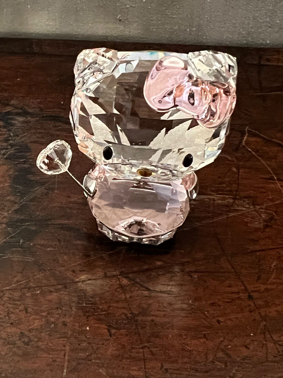  スワロフスキー ハロー キティ フェアリーピンク 2013 品 木製雑貨 置物 インテリア小物