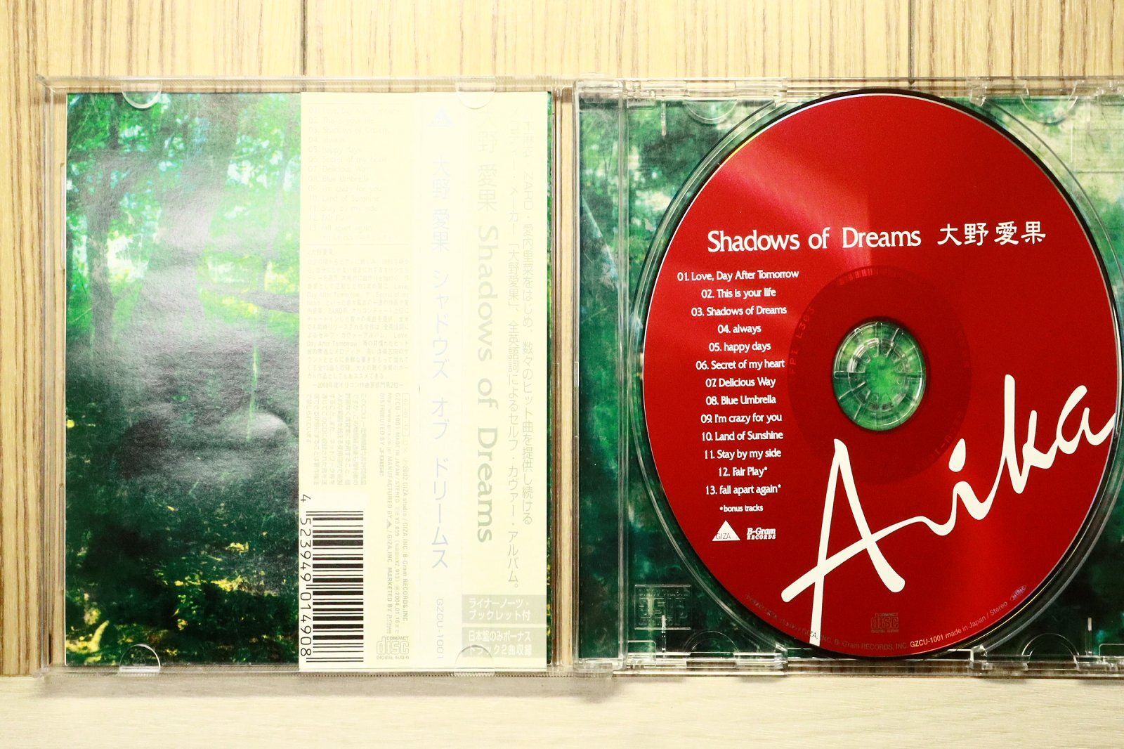 国内盤CD☆大野愛果/AIKA□ シャドウズ オブ ドリームス 【GZCU1001