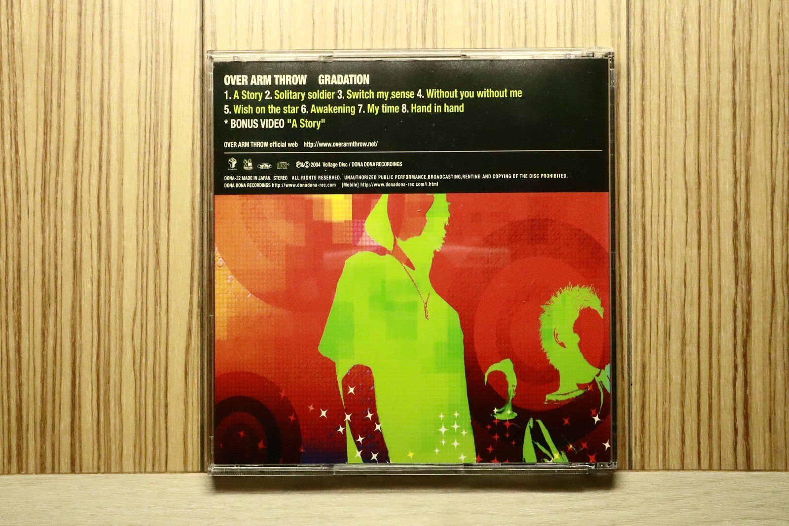 国内盤CD☆オーバー・アーム・スロー/OVER ARM THROW□ GRADATION