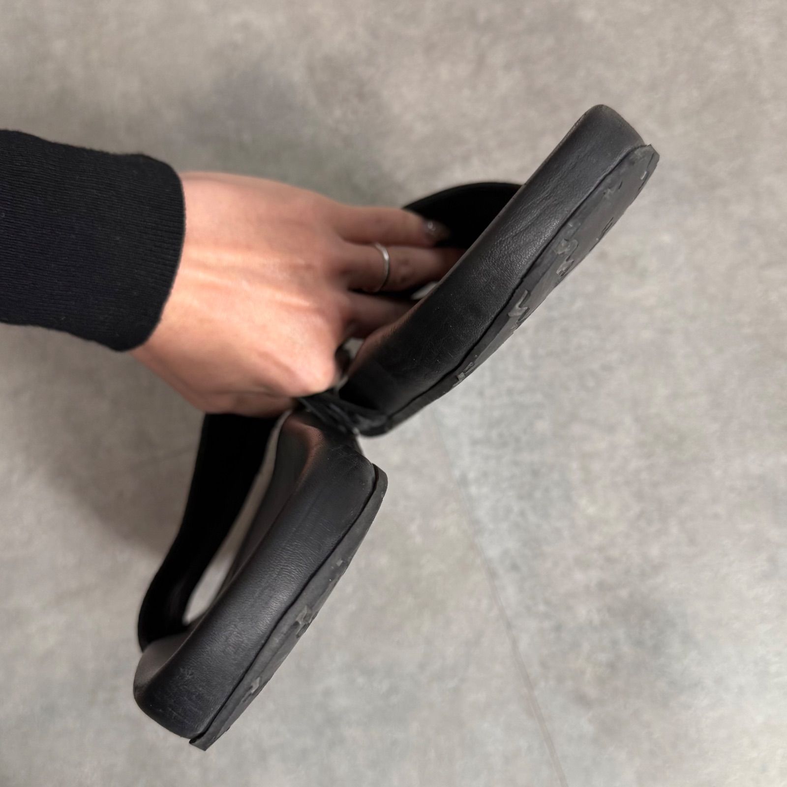 BOTTEGA VENETA ボッテガヴェネタ イントレチャート レザー サンダル 