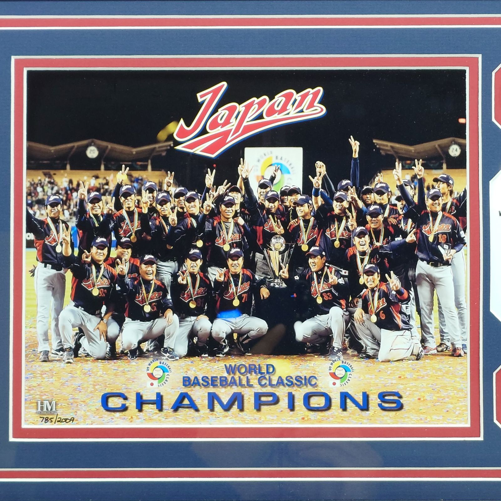 WBC 2009年 Japan 日本代表 優勝記念 フォトプラーク イチロー