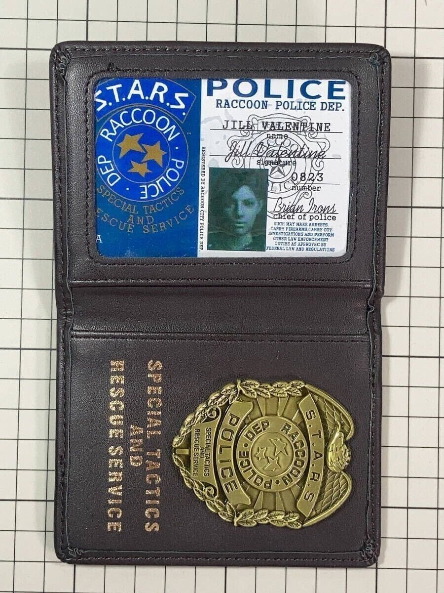 警察手帳 レプリカ ジル・バレンタイン（バイオハザード） ＃ブラウン