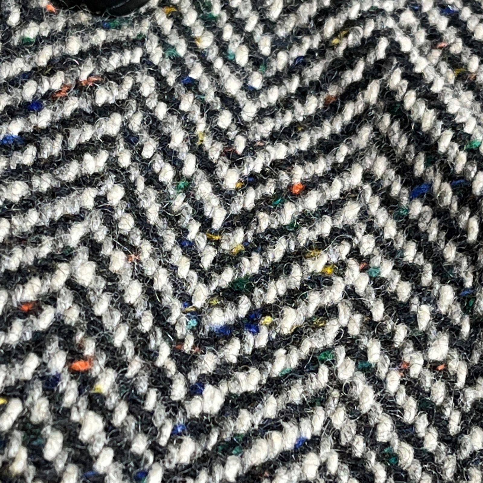 50s60s アクアスキュータム ヘリンボーン ツイードコート　英国製　美品 美品】Aquascutum ヘリンボーンツイード ハーフコート カラーネップ