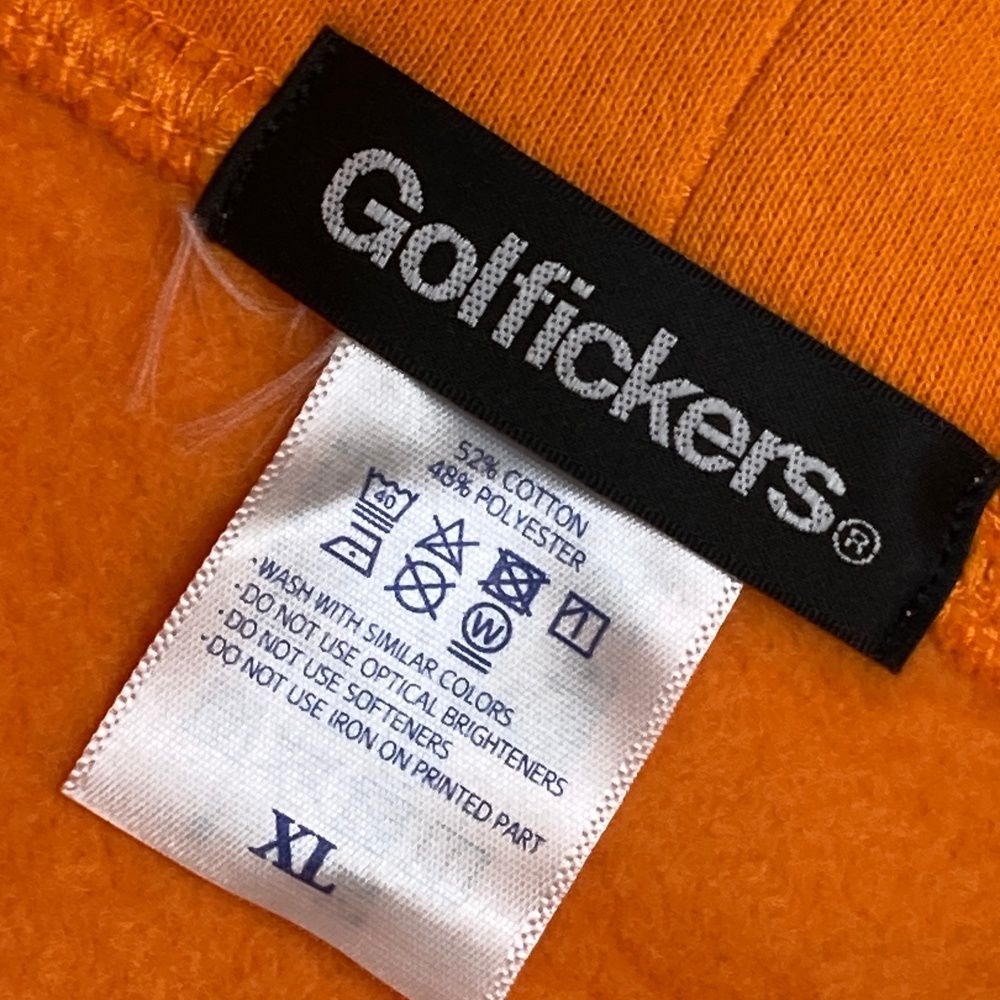 サイズ：XL Golfickers ゴルフィッカーズ パーカー オレンジ系 