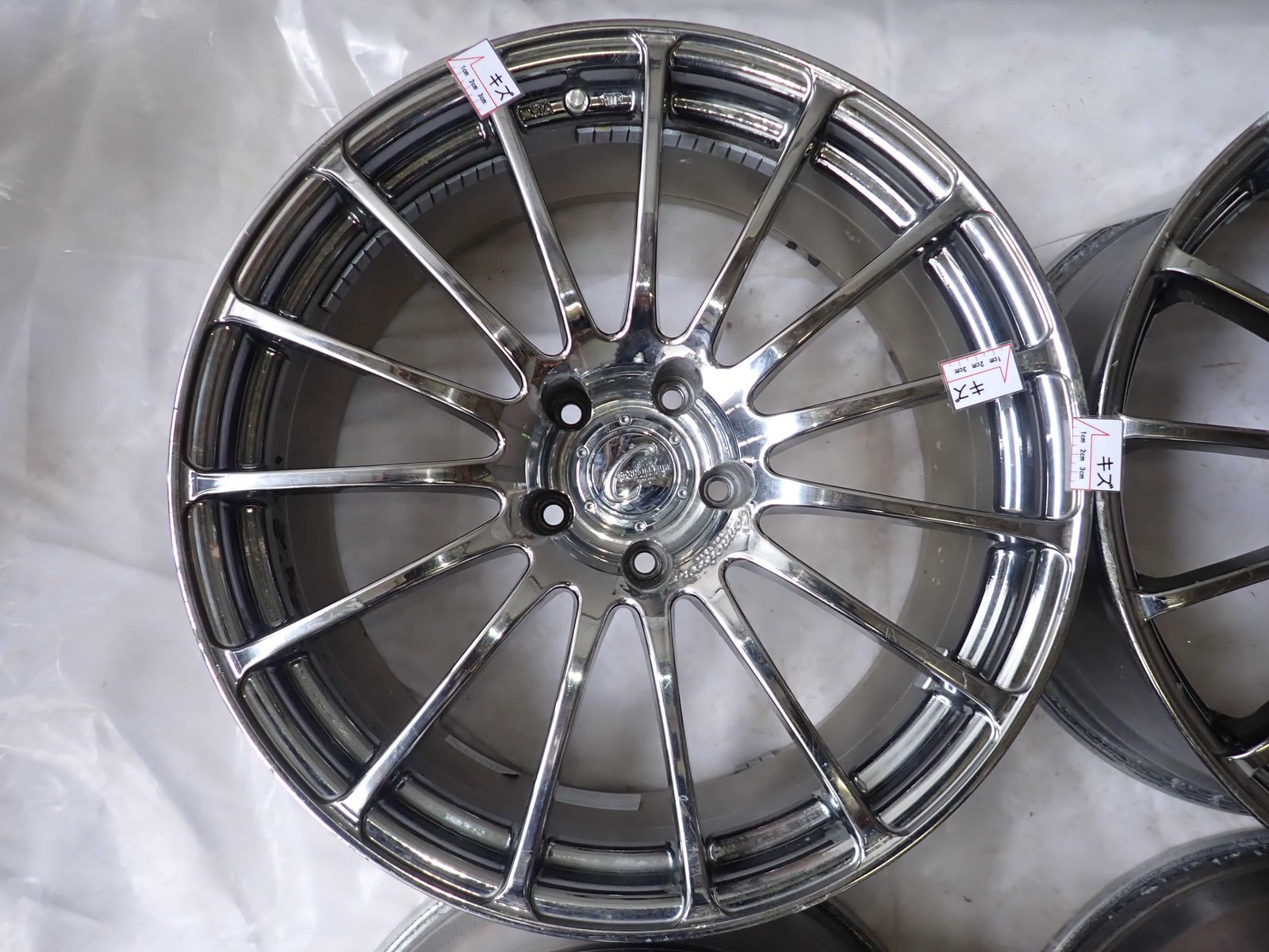 4本SET 会社宛 送料無料 19×8.5J ヨコハマ コニサー No.151C アルミ 