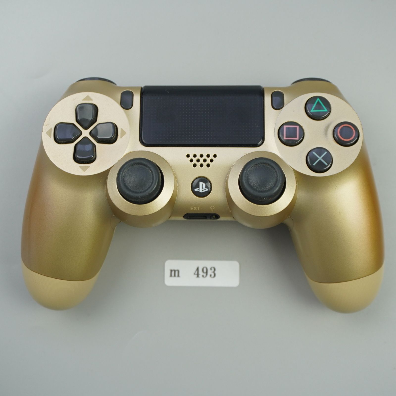 m493】 PS4 コントローラー DUALSHOCK4 ゴールド - メルカリ
