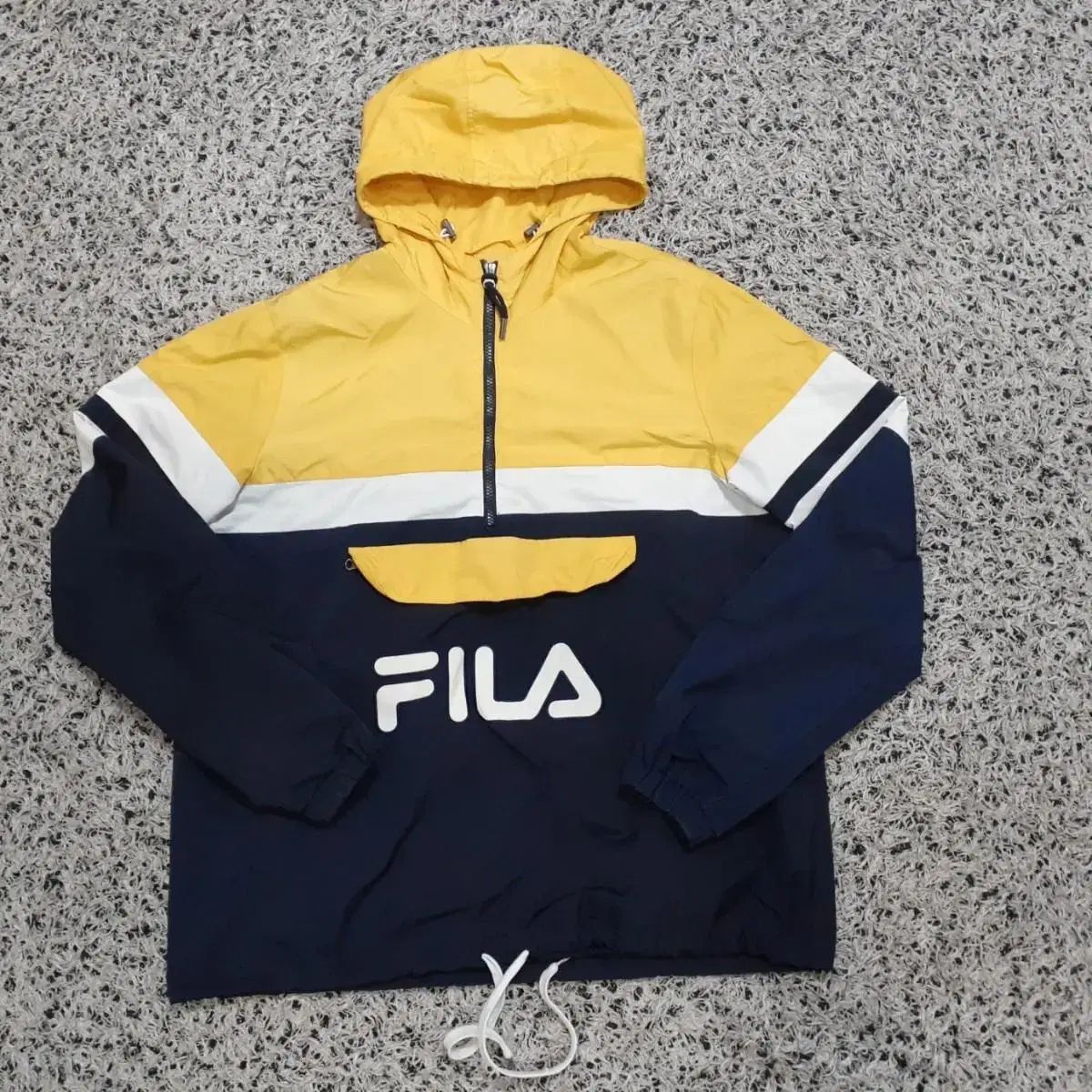 XL FILA フィラ オールドスクール ビックロゴ Anorak（アノラック） ウィンドブレーカー (238)