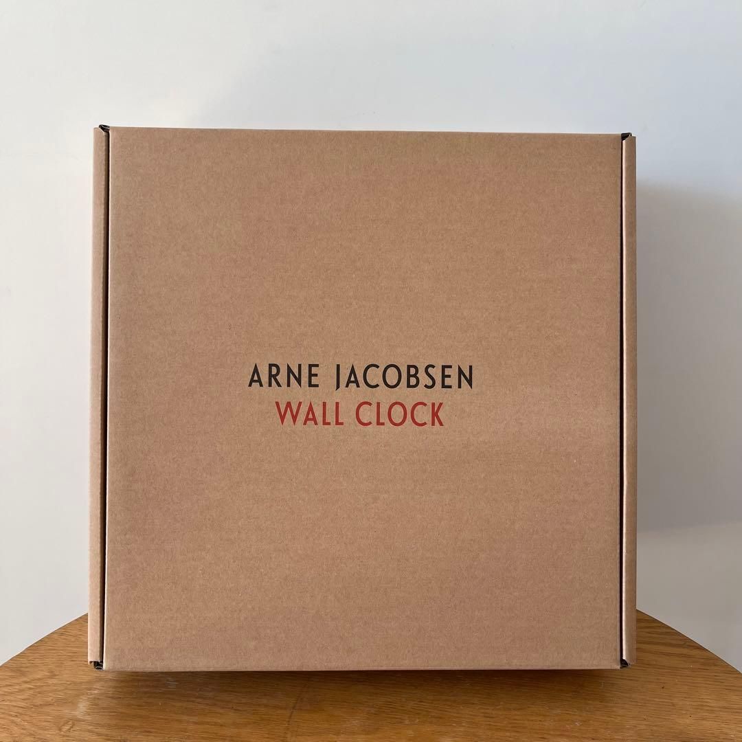 新品】アルネヤコブセン バンカーズ ウォールクロック ホワイト 290mm